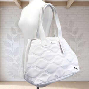 NEW ❤️ Lug Tempo White Matte Luxe VL Multi-Compartment XL Tote